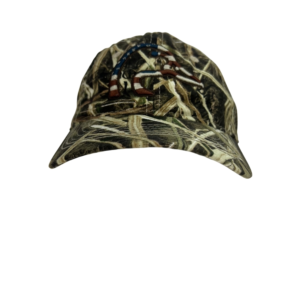 Ducks Unlimited Hat Cap Snap Back Mossy Oak Camouflage Hunting Mens Trucker Camo